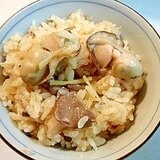美味しい金芽米で！牡蠣ご飯